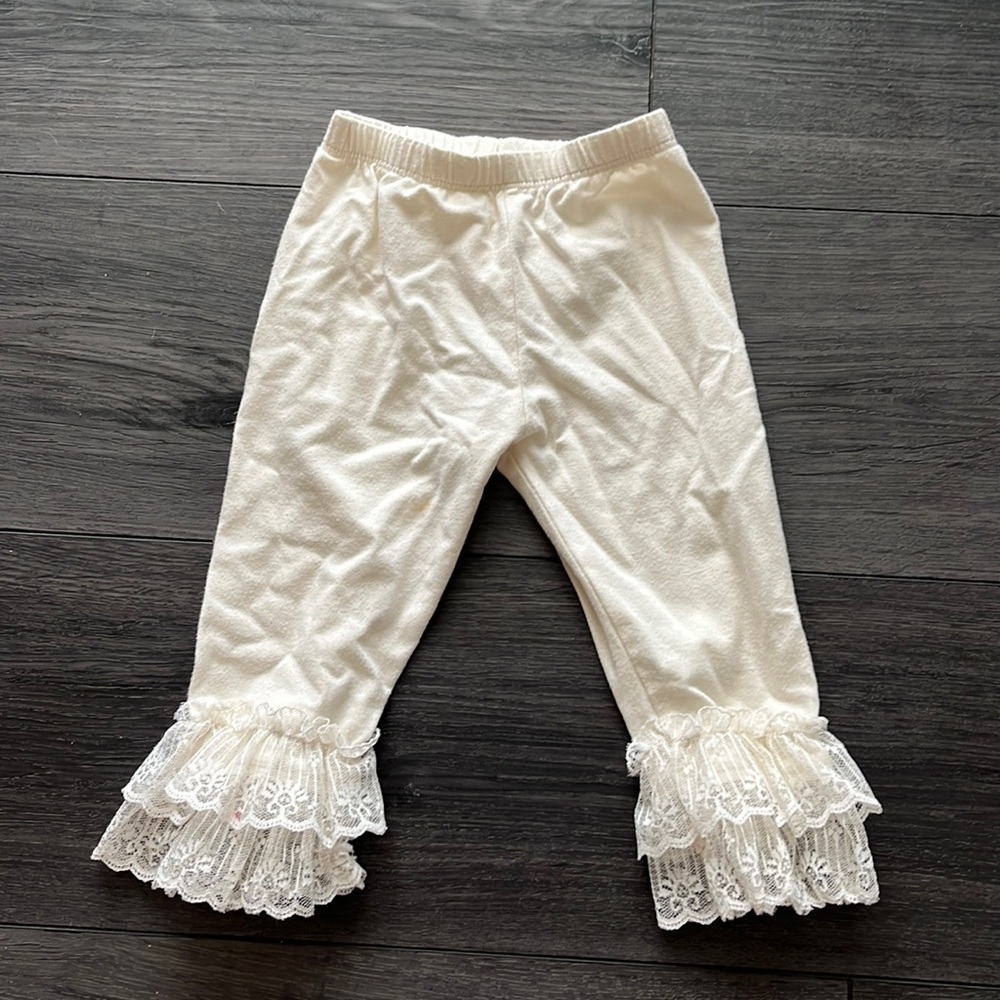 Size 18-24 month Ivory lace Persnickety leggings